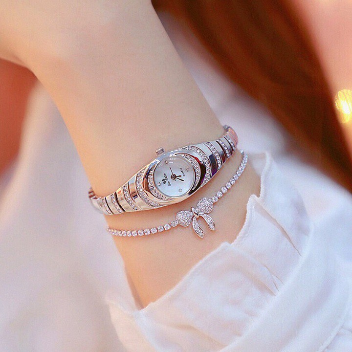 [Hàng Chính Hãng] Đồng Hồ Nữ BS Bee Sister Mặt Nhỏ Xinh Có Đính Đá Ở Dây | BigBuy360 - bigbuy360.vn