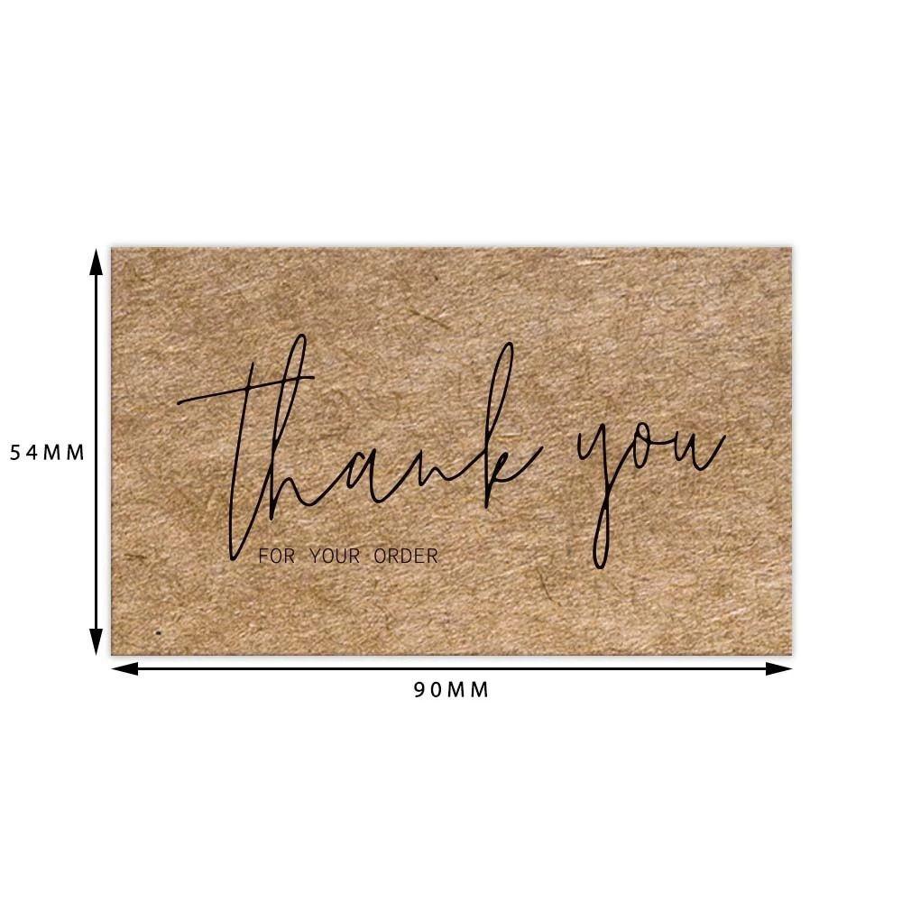 Set 30 Thẻ Quà Tặng Trang Trí In Chữ Thank You Enterprise