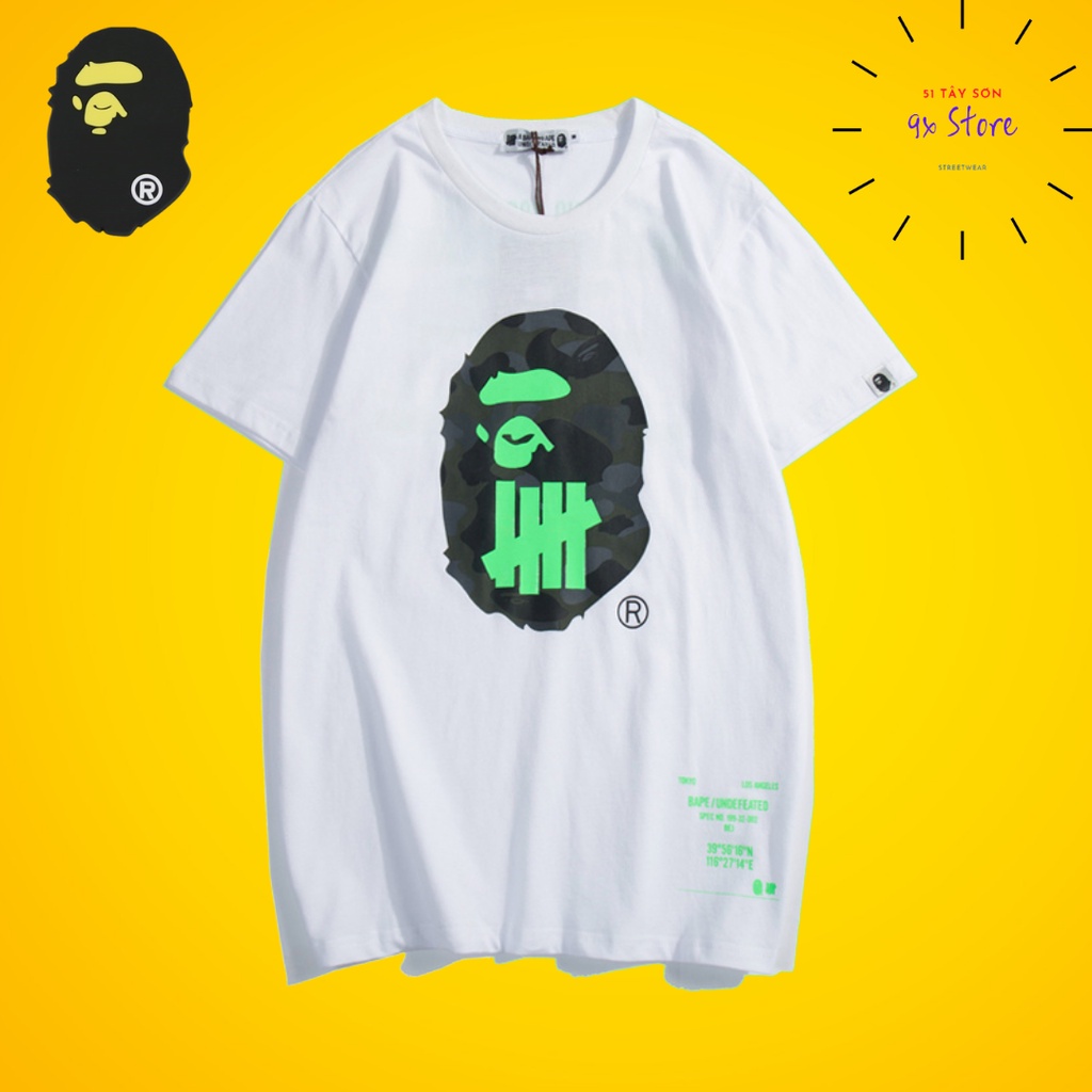 Áo Tee Bape x Undefeated hàng cao cấp Ss2021