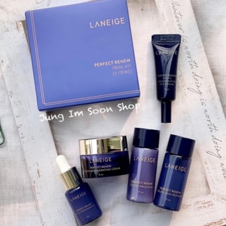 Bộ Laneige Perfect Renew Youth dưỡng da chống lão hoá 5 sản phẩm mẫu mới