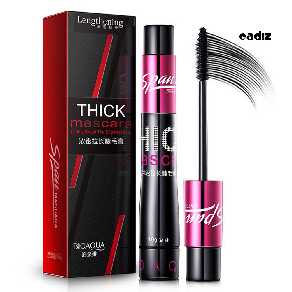 Mascara Sợi Lụa Lâu Trôi Chuốt Dài/Dày Và Cong Mi Trang Điểm Cho Nữ
