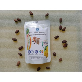 Ca cao Mekong Trà Vinh ( 100% nguyên chất với  trên 25% hàm lượng bơ ) - TÚI 100G