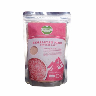 Muối hồng hymalaya hạt mịn 500gr/ 1kg hsd 3 năm