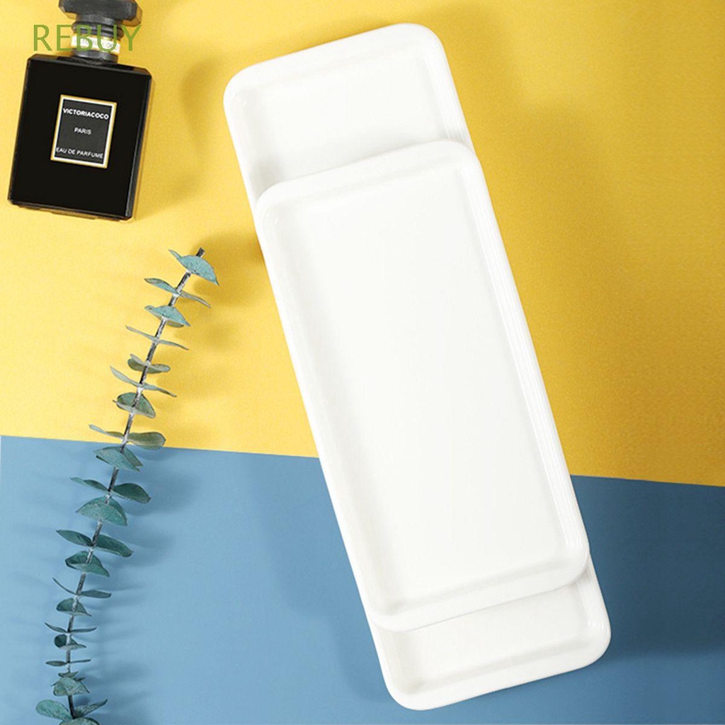 Khay Sứ Hình Chữ Nhật Sắp Xếp Gọn Gàng Cho Nhà Bếp