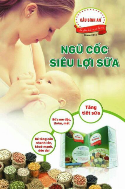 Combo 2 kg ngũ cốc lợi sữa Cầu Bình An