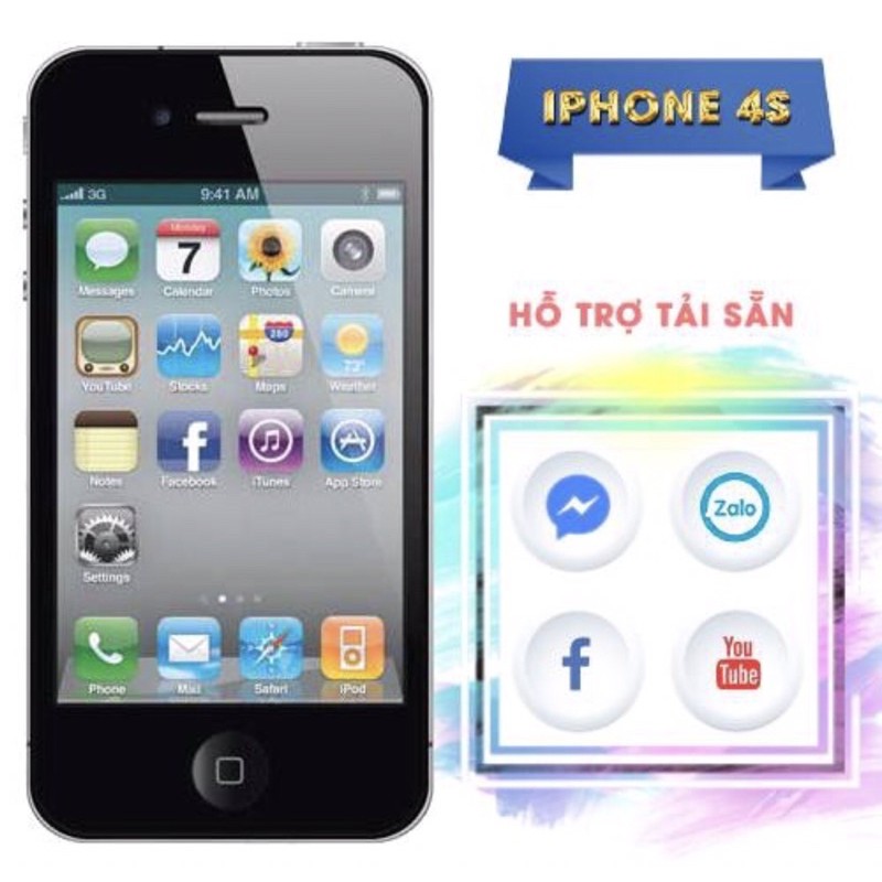 điện thoại iphone 4s 16gb lỗi