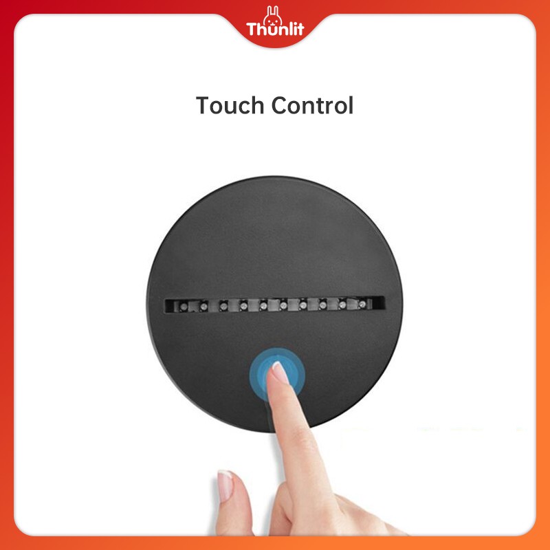 Đèn ngủ Thunlit hình phi hành gia nhiều màu sắc ổ cắm USB