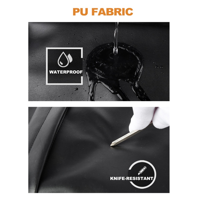 Balo Da pu Đựng laptop 14inch Chống Thấm Nước Thời Trang Cho Nam