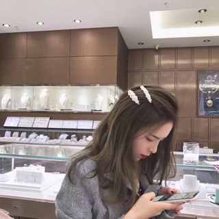 🌸 KẸP TÓC ĐÍNH HẠT HOT GIRL THANH LỊCH🌿