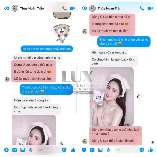 Truyền Trắng Ủ Dịch Yến Tươi Collagen LUX soHERBs