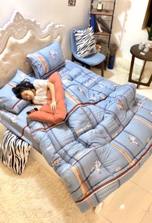 (Siêu rẻ) Set Chăn Đũi Cao Cấp 5 món