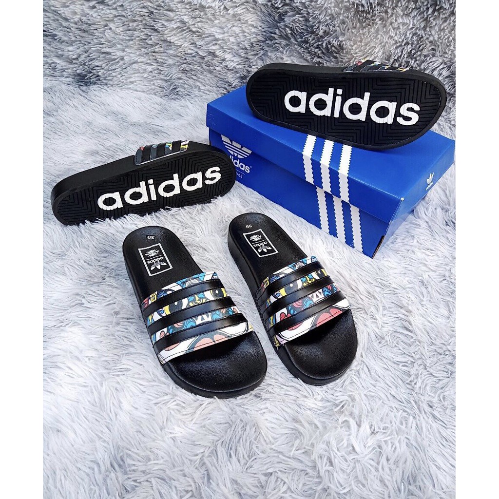 {Freeship} Dép quai ngang Adidas , dép thể thao unisex thời trang nam cao cấp hot nhất 2021