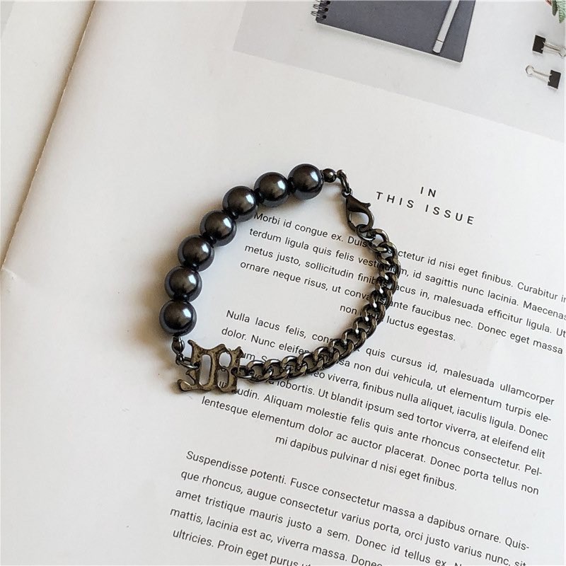 VÒNG TAY/ LẮC TAY HẠT NGỌC MIX XÍCH HIP HOP