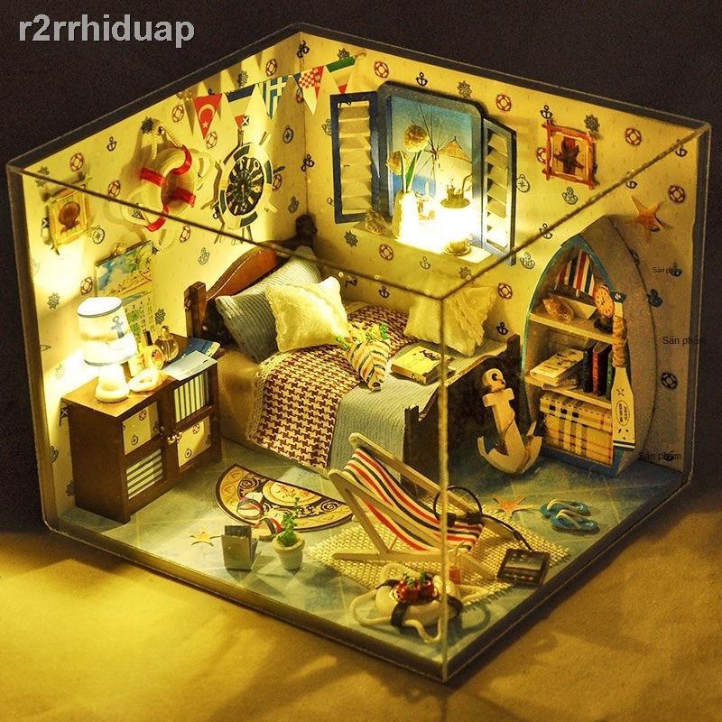 mô hình lắp ráp nhà tự làm handmade món quà sinh nhật sáng tạo tặng cho bạn gái và trai