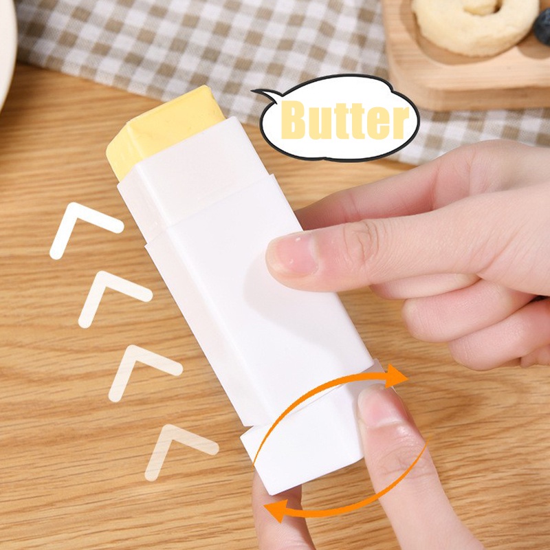 Dụng Cụ Phết Bơ Dạng Xoay Có Nắp Đậy / Làm Bánh Tiện Lợi Dành Cho Nhà Bếp