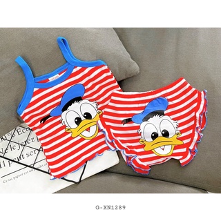 Bộ 2 dây quần chip bánh bèo bé gái
