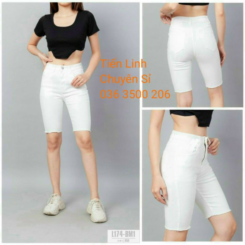 Quần kaki lửng cạp cao siêu xinh | BigBuy360 - bigbuy360.vn