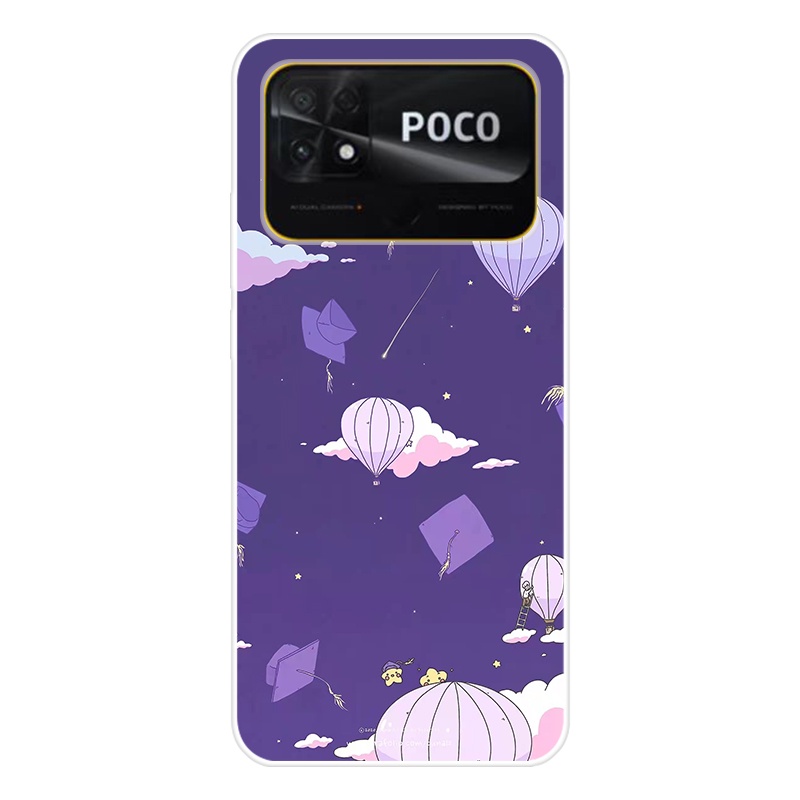 Ốp Điện Thoại TPU Dẻo Họa Tiết Hoạt Hình Dễ Thương Cho Xiaomi Poco C40 Xiaomi PocoC40 2022