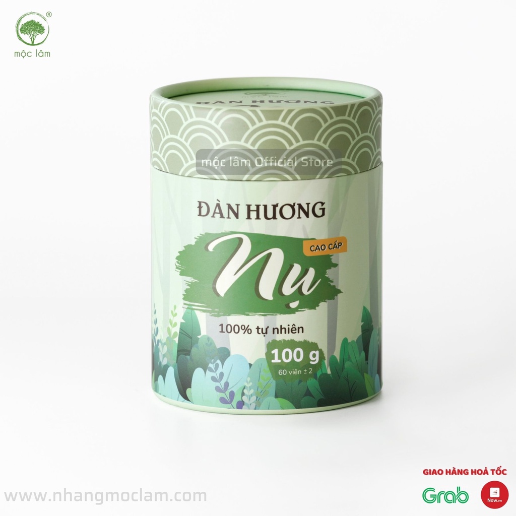[100g] Nhang Nụ Đàn Hương MỘC LÂM, 60 Viên, Nụ Khói Ngược Dùng Được Cho Thác Khói Trầm Hương
