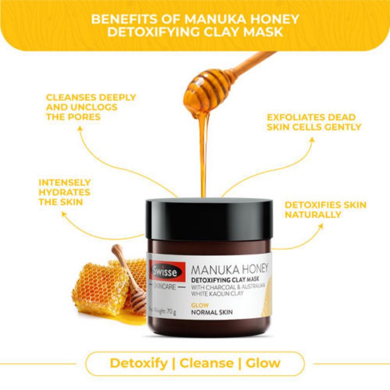 Mặt nạ thải độc Swisse Manuka Honey Detoxifying Facial Mask