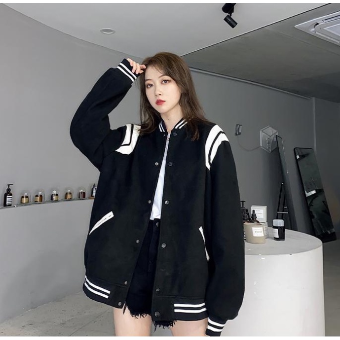 Áo Bomber Teddy Bóng Chày Sơn Tùng - Áo Khoác Chất Liệu Nỉ dày Mềm Giữ ẤM | WebRaoVat - webraovat.net.vn