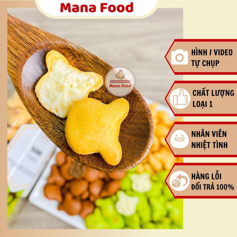 450G Bánh Gấu Mix 3 Vị Mana Food | Bánh gấu chocolate, bánh gấu chùm ngây, bánh gấu vị tuổi thơ