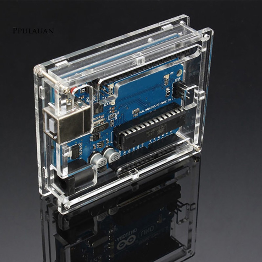 Vỏ Acrylic trong suốt bọc bảo vệ cho Arduino UNO R3