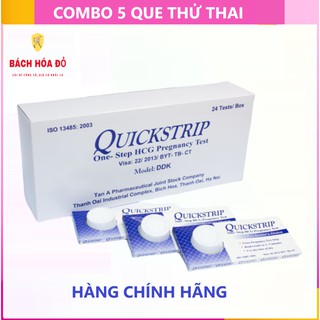 Que thử thai quickstrip combo 5 que