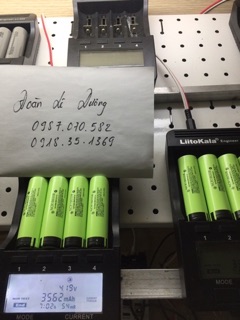 Pin 18650 panasonic 3400mAh mới 100%