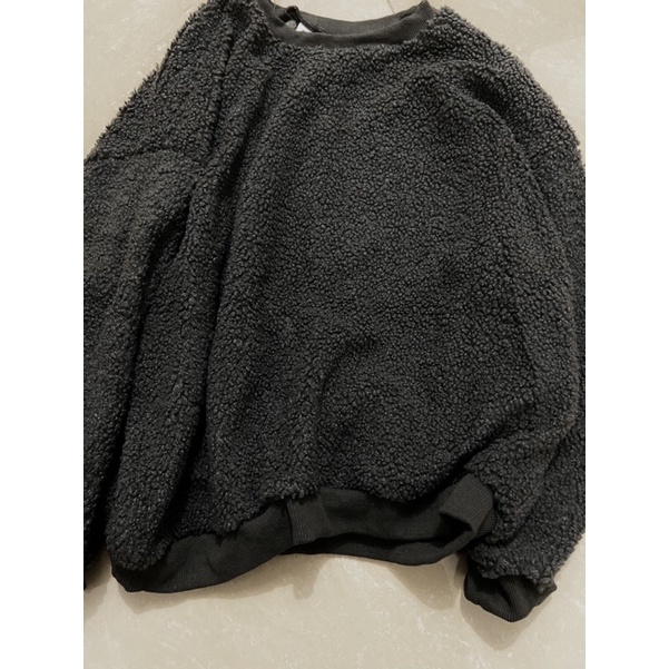 Áo sweater lông cừu xù freesize unisex nam nữ