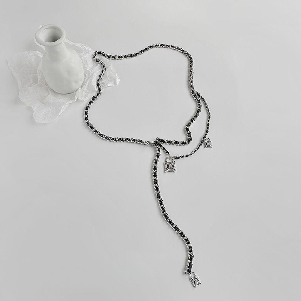 Dây Xích Kim Loại Đeo Thắt Lưng Có Thể Điều Chỉnh Trang Trí Áo Khoác Thời Trang Cho Nữ