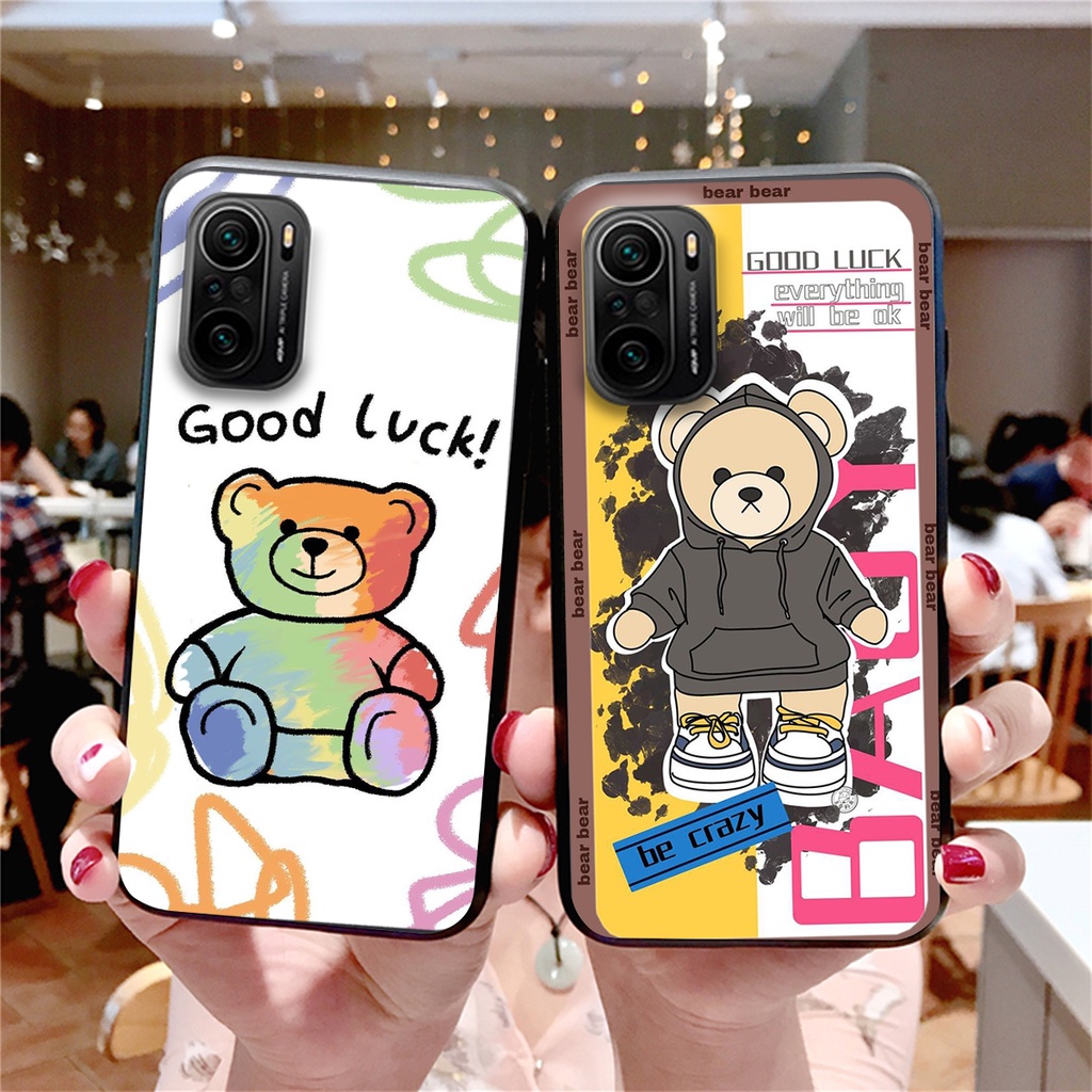 Ốp lưng Xiaomi Redmi K40 / K40 Pro / K40 Gaming / POCO F3 GẤU cực chất cute siêu đẹp