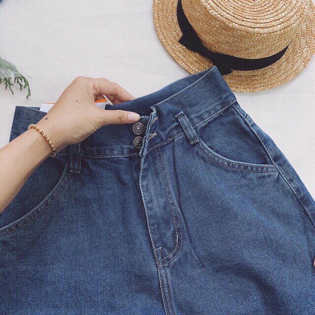 Quần Baggy Nữ Đậm🌸[ FREESHIP]🌸GIAM 10k Quần Baggy Ống Côn 2 Khuy Full Size Siêu Đẹp [ẢNH THẬT] | BigBuy360 - bigbuy360.vn