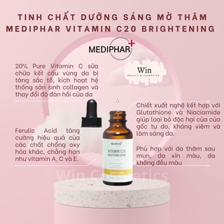 Serum Dưỡng Sáng Da MEDIPHAR+ VITAMIN C 20 BRIGHTENING SERUM