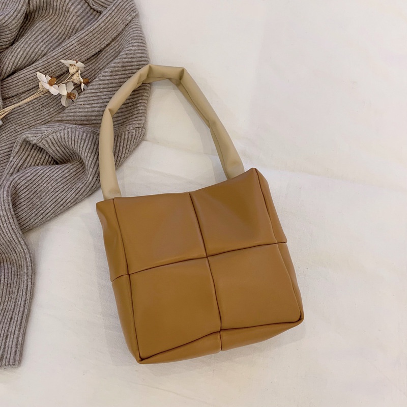 Túi Xách Tay Hình Vuông Cỡ Nhỏ Màu Trơn Thời Trang Thu Đông