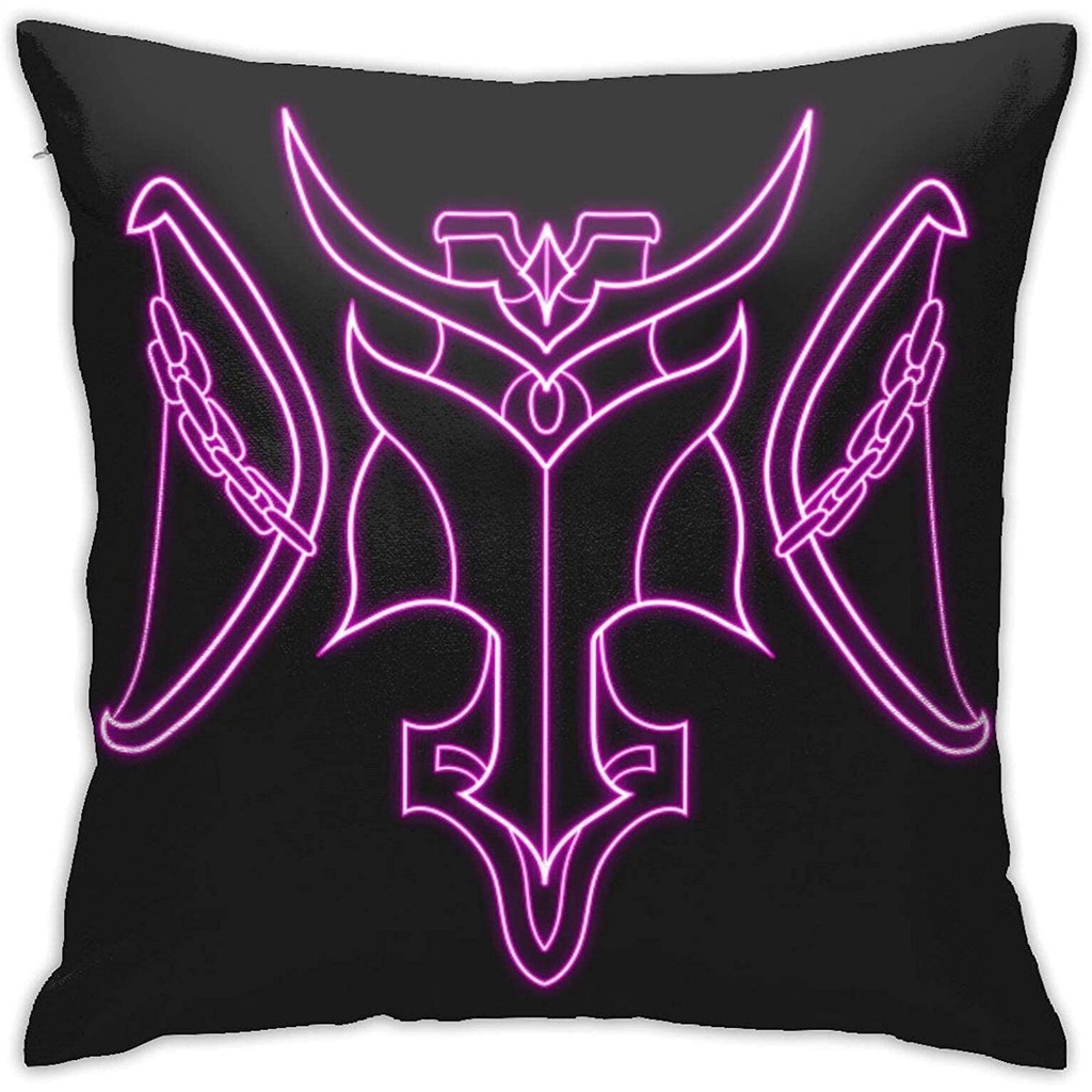 Gối tựa lưng hình vuông in hình nhân vật hoạt hình Saint Seiya Neon Andromeda dành cho ghế Sofa phòng khách/ phòng ngủ