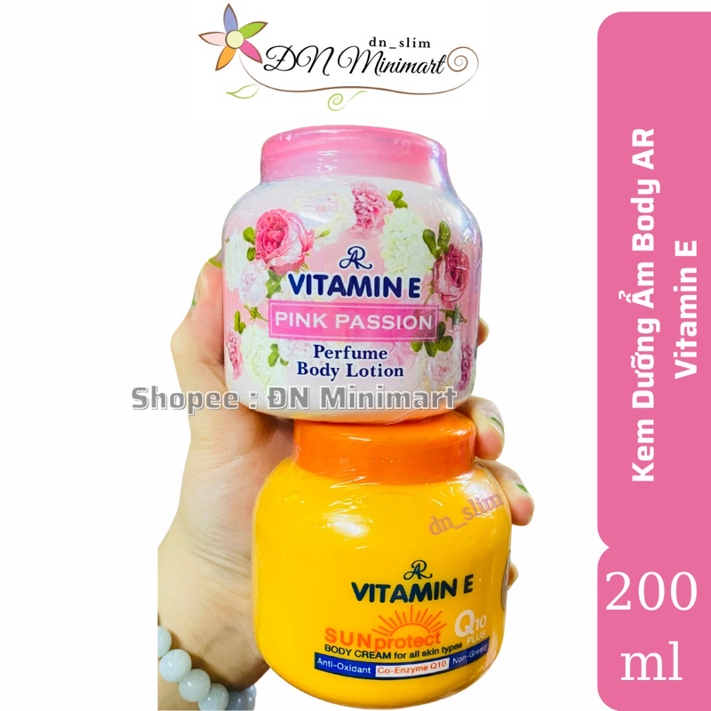 Kem Dưỡng Thể AR Vitamin E Thái Lan 200g