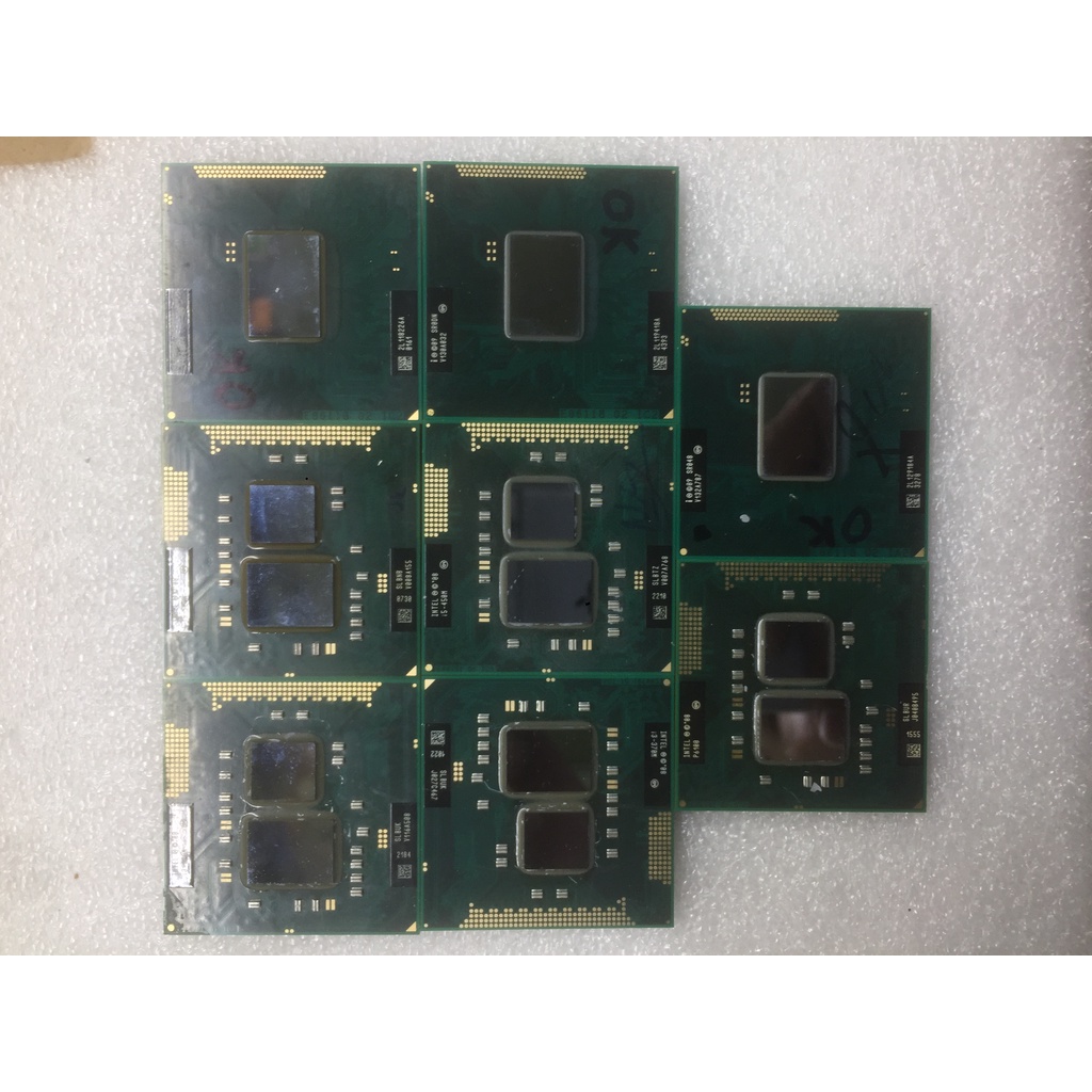 CPU LAPTOP P6100 I3 370M I5 520M 450M 480M B960 P6000
