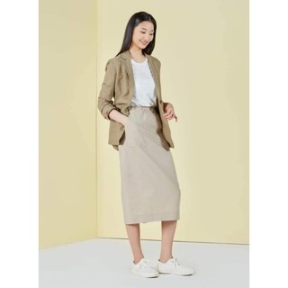 Chân váy dài linen xuất Hàn