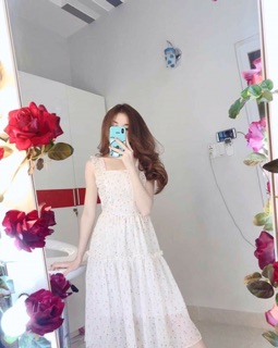 Đầm cánh tiên hoa nhí (hình thật+video)