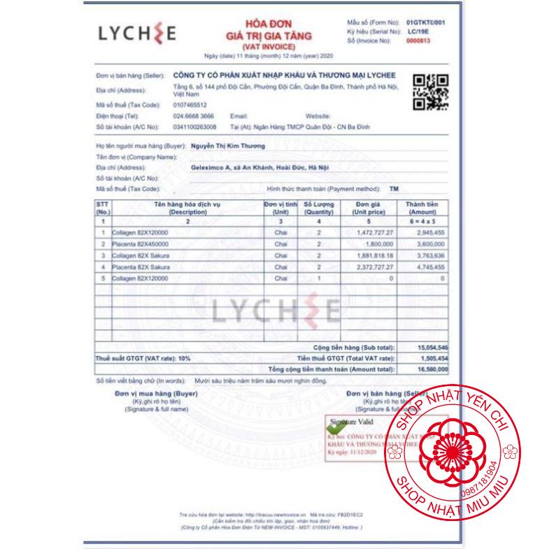 Nước Uống Đẹp Da Collagen 82X Sakura Premium và Placenta 82X Sakura Premium 500ml