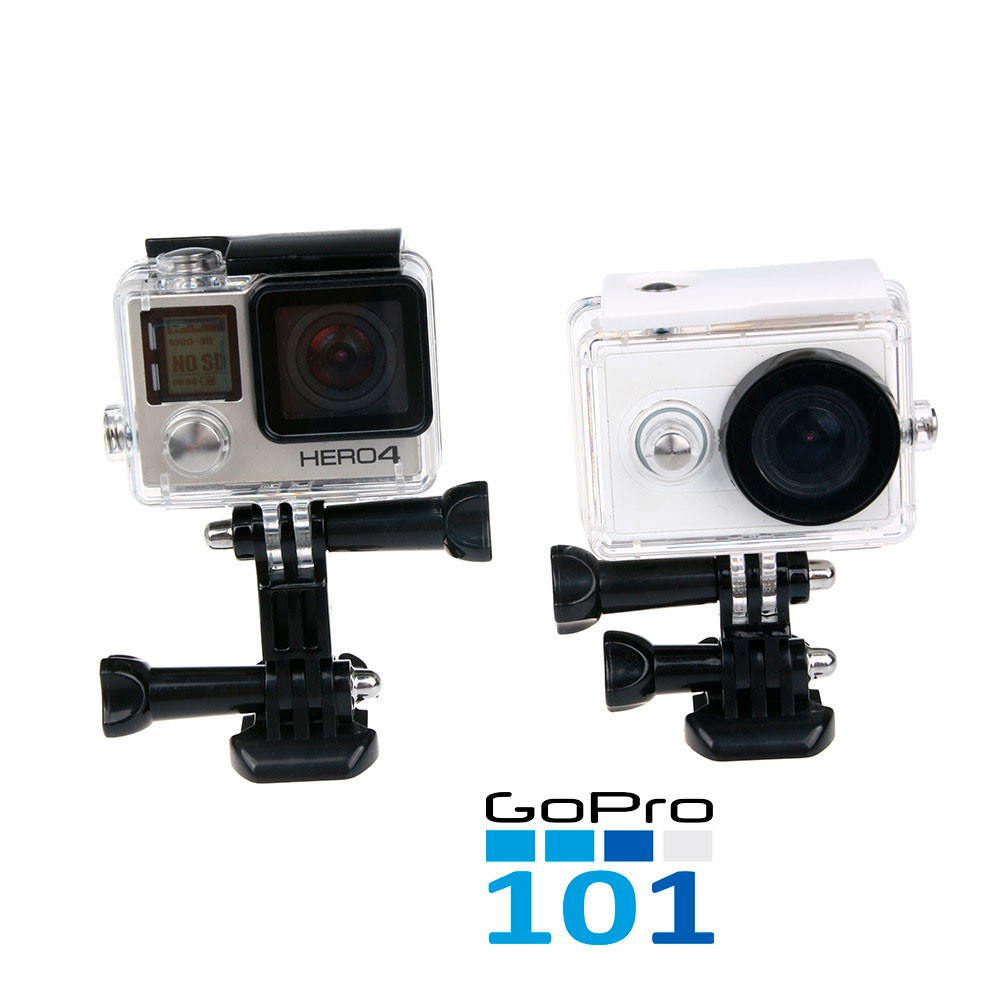 Mount đồng trục, trái trục chữ L xuôi - ngược phụ kiện cho action camera thể thao như GoPro, SJCAM, EKEN - Gopro101