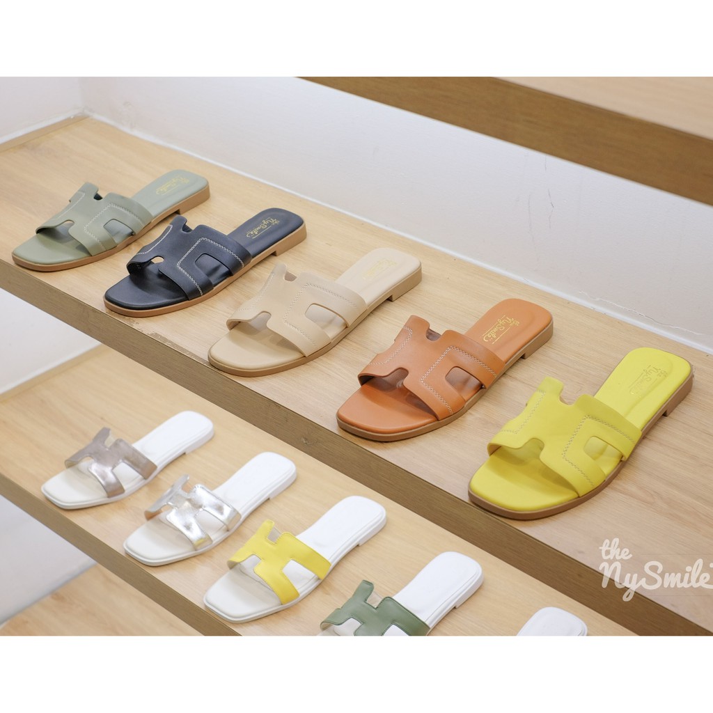 Dép chữ h viền chỉ  FLASH SALE  - THENYSMILE