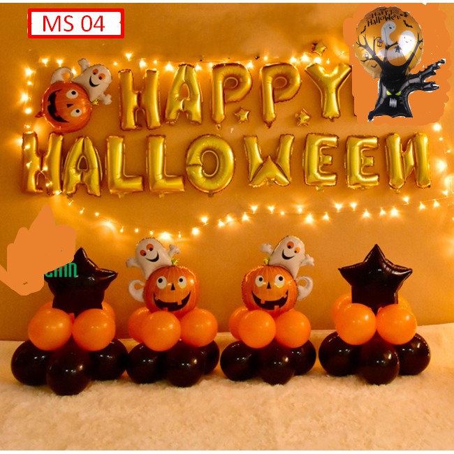 SET BONG BÓNG TRANG TRÍ HALLOWEEN HOT 2023  - Hana Party