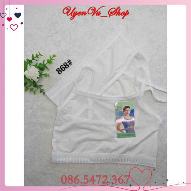 Áo lá dáng ngắn chất thun cho bé, áo lá học sinh không đệm mút - uyên vũ shop