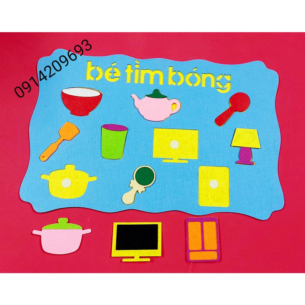 Bé tìm bóng - KỸ NĂNG - đồ chơi tự tạo mầm non