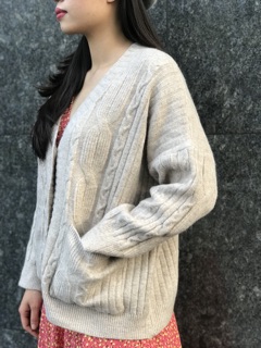 Áo len cardigan vặn thừng (có kèm ảnh thật)