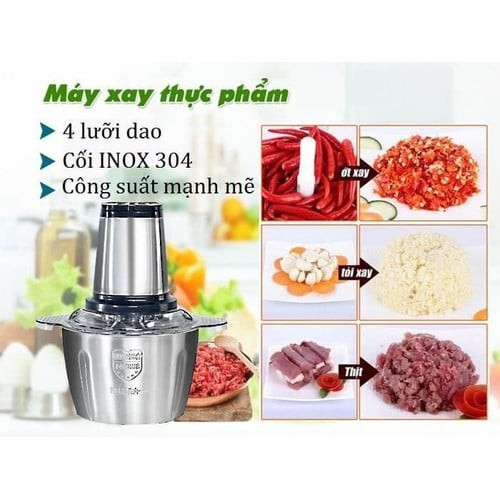 Cối Xay Thịt Inox 304 (Loại 2L)