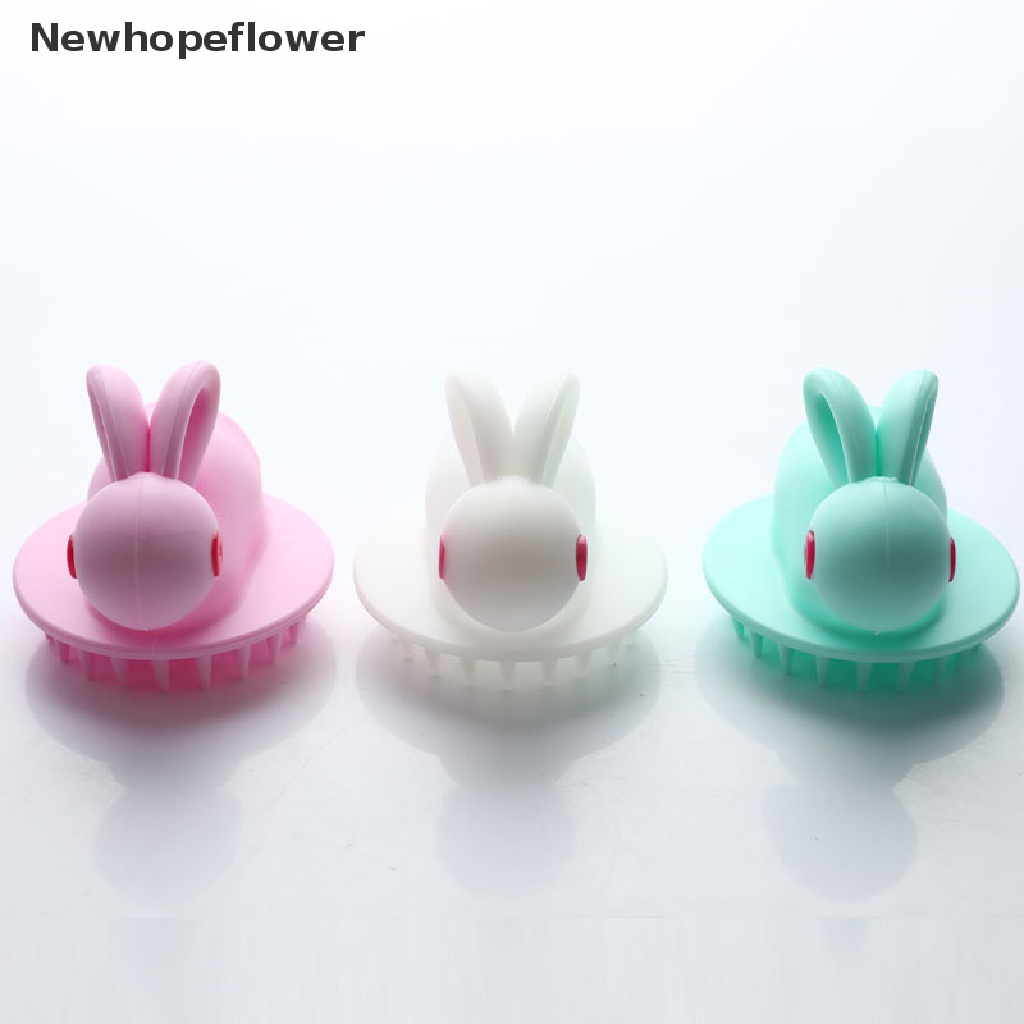 Bàn Chải Silicone Mát Xa Da Đầu Tiện Dụng