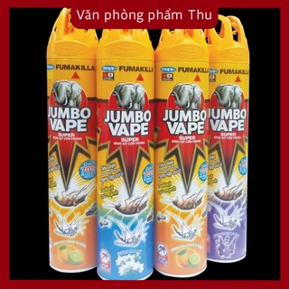Xịt muỗi jumbo 600 ml hương cam chanh